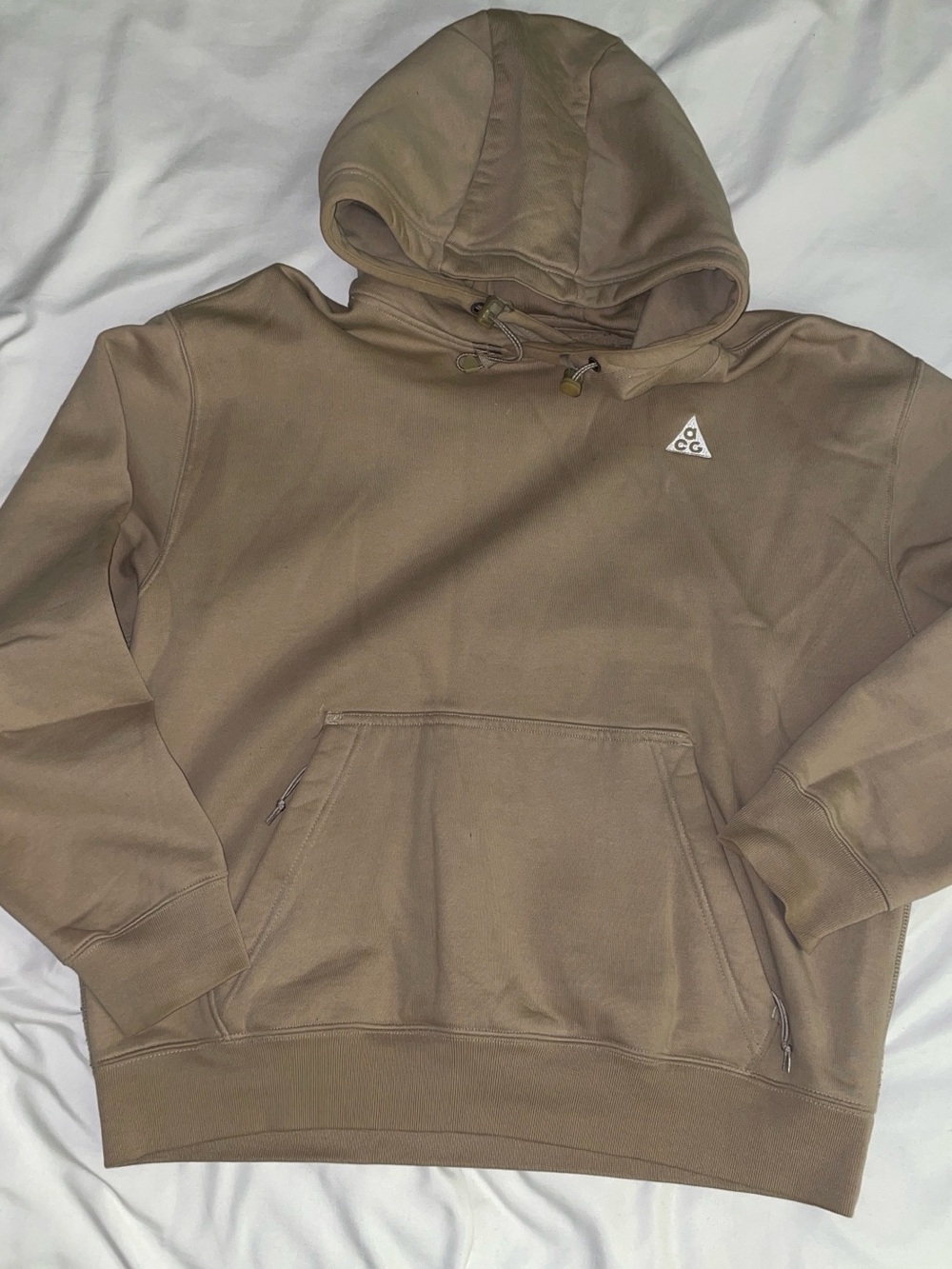 Nike ACG Brown/Tan Hooded Pullover with Logo